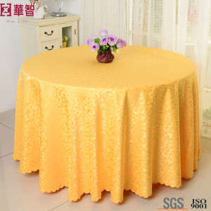 Round Jacquard Cheap Table Cloth